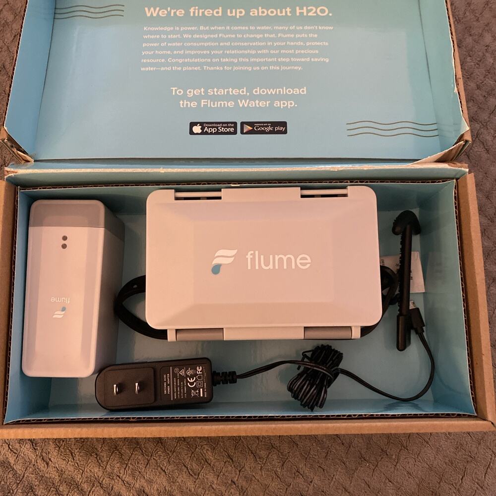 Flume 2 Smart Home Water Monitor & Leak Detector Set Models F2100